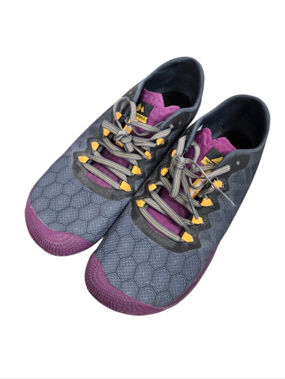 Merrell Womens Vapor Glove 3 Purple and Gray Shoes
